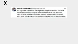 Wir begrüßen, dass der US-Senat gestern mit großer Mehrheit ein Paket zur weiteren Unterstützung der Ukraine verabschiedet hat.