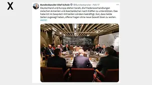 Deutschland und Europa stehen bereit, die Friedensverhandlungen zwischen Armenien und Aserbaidschan nach Kräften zu unterstützen. 