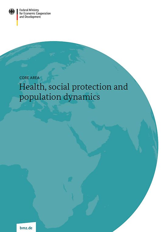 Titelbild der Publikation "Core area: Health, social protection and population dynamics"