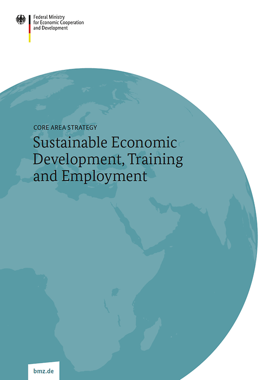 Titelbild der Publikation "Core area strategy: Sustainable economic development, training and employment"