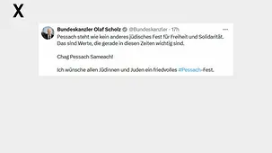 Ich wünsche allen Jüdinnen und Juden ein friedvolles #Pessach-Fest.