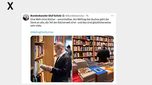 Eine Welt ohne Bücher - unvorstellbar.