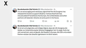 Es ist ein ermutigendes und nötiges Signal, dass der US-Kongress die Gelder zur Unterstützung der Ukraine freigegeben hat.