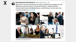 Noch immer werden viele Berufe vor allem von Männern ausgeübt. An alle Mädchen: Lasst euch davon nicht beeindrucken 