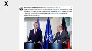Die NATO ist Fundament und Garant unserer Sicherheit. 
