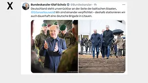 Deutschland steht unverrückbar an der Seite der baltischen Staaten