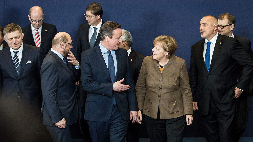La chancelière fédérale, Angela Merkel, lors d'une réunion du Conseil européen à Bruxelles