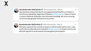 Deutschland unterstützt das für Juni geplante Gipfeltreffen zu Frieden in der Ukraine tatkräftig.
