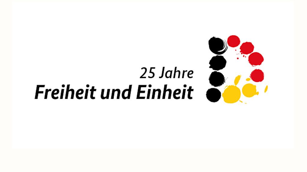 Logo 25 Jahre Freiheit und Einheit