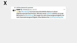 Der #Bundestag hat heute die dritte BAföG-Reform in dieser Legislaturperiode beschlossen.