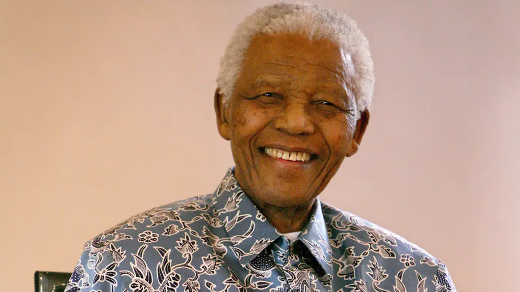 The former South African President Nelson Mandela.
