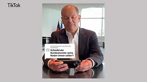 Schreibt der Bundeskanzler seine Reden immer selber?