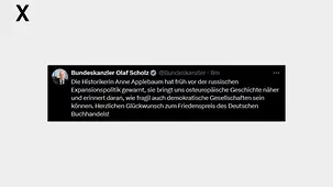 Glückwunsch zum Friedenspreis des Deutschen Buchhandels