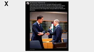 Glückwunsch an Mark Rutte