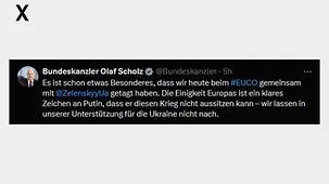 Es ist schon etwas Besonderes, dass wir heute beim #EUCO gemeinsam mit @ZelenskyyUa getagt haben. Die Einigkeit Europas ist ein klares Zeichen an Putin, dass er diesen Krieg nicht aussitzen kann