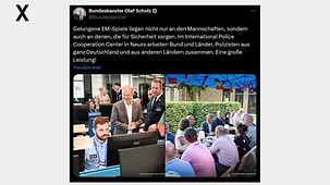 Gelungene EM-Spiele liegen nicht nur an den Mannschaften, sondern auch an denen, die für Sicherheit sorgen. 