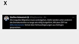 Die irreguläre Migration muss zurückgehen. 