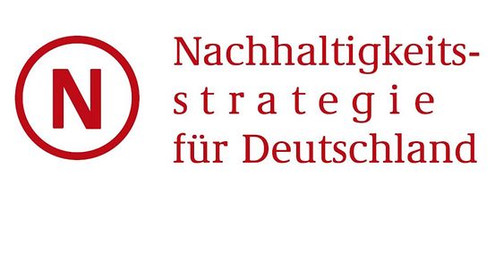 Logo "Nachhaltigkeitsstrategie für Deutschland"