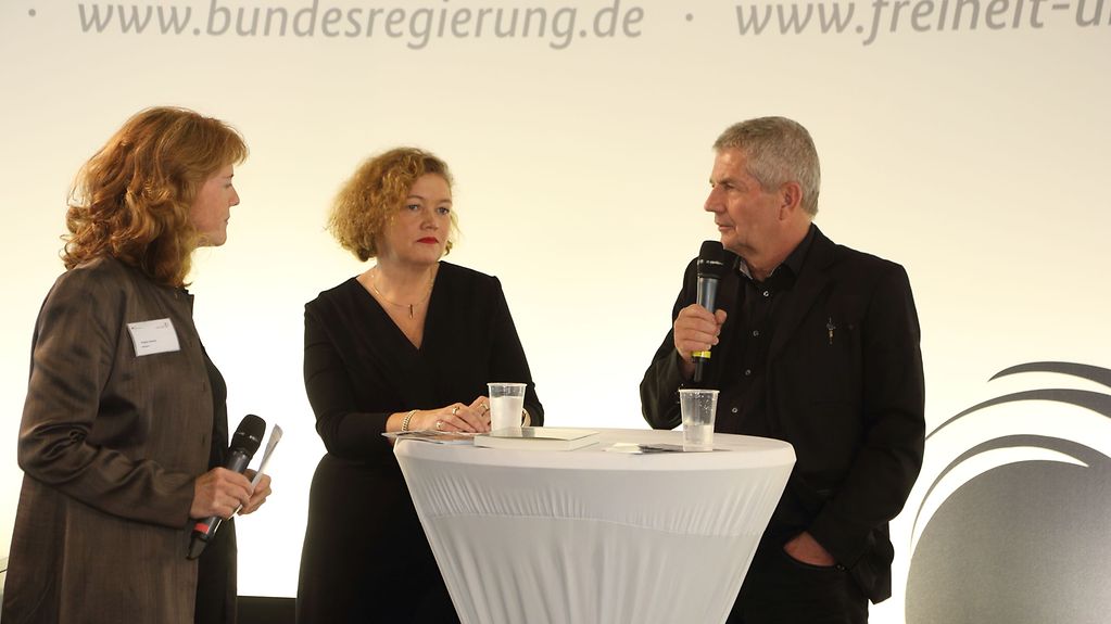 Roland Jahn und Daniela Münkel