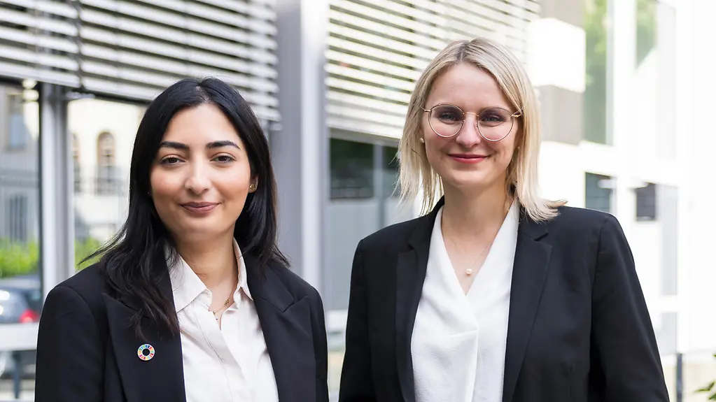 Bild der beiden Ministerinnen 