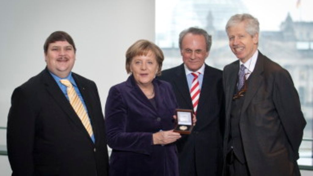Bundeskanzlerin Angela Merkel bei der Preisverleihung