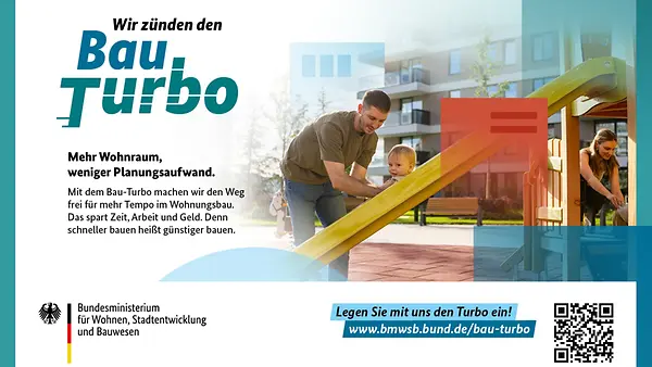 Motiv Wir zünden den Bau Turbo