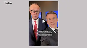 Kanzler Merz und Präsident Macron im Video