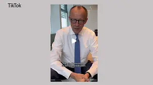 Bundeskanzler Merz im Video.