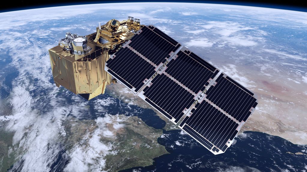Bild des Satelliten