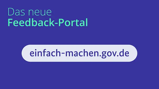 Grafik mit der Adresse der neuen Webseite.
