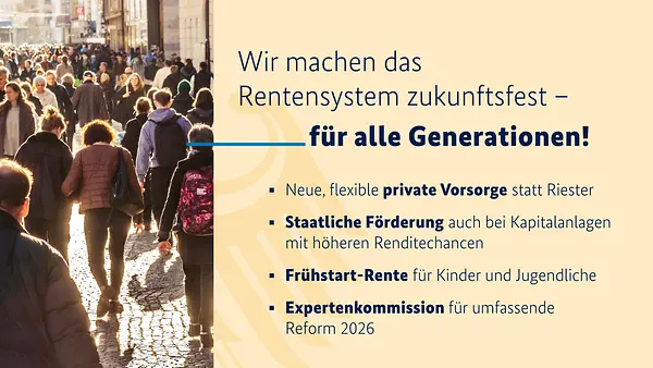 Grafik zur Rente