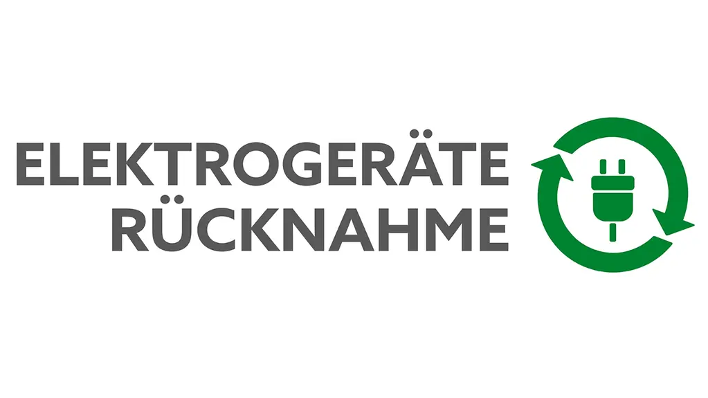 Logo für Sammelstellen zur Rücknahme von Elektrogeräten.