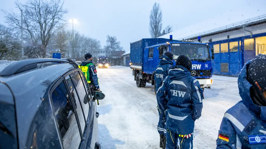 THW-Mitarbeiter im Einsatz