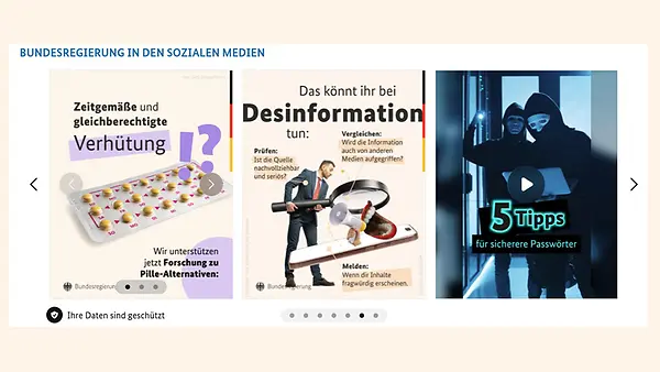 Grafik mit verschiedenen Social-Media-Kanälen