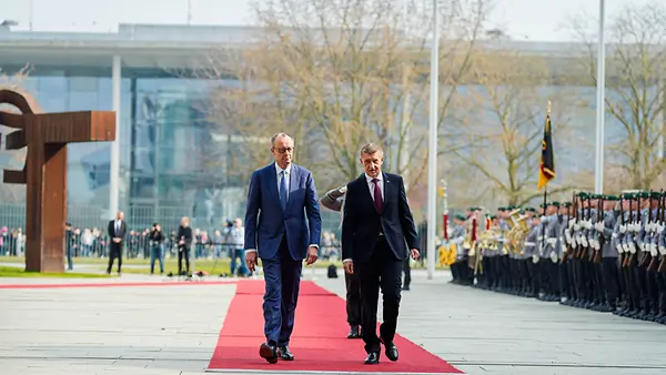 Bundeskanzler Friedrich Merz - Antrittsbesuch Andrej Babiš, Tschechiens Ministerpräsident