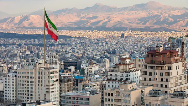 Skyline Teheran Iran Mittlerer Osten Krisen Krieg
