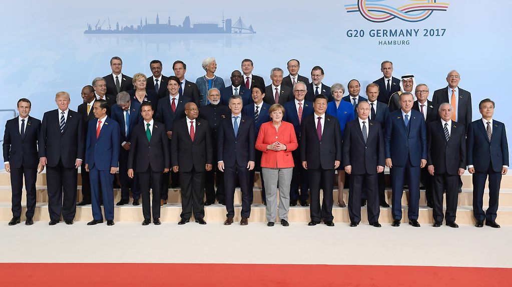 The G20 summit kicked off with the traditional family photo