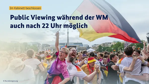Grafik zum Publicviewing zur Fußball-WM