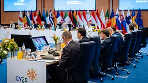 Bundeskanzler Friedrich Merz beim EU-Rat