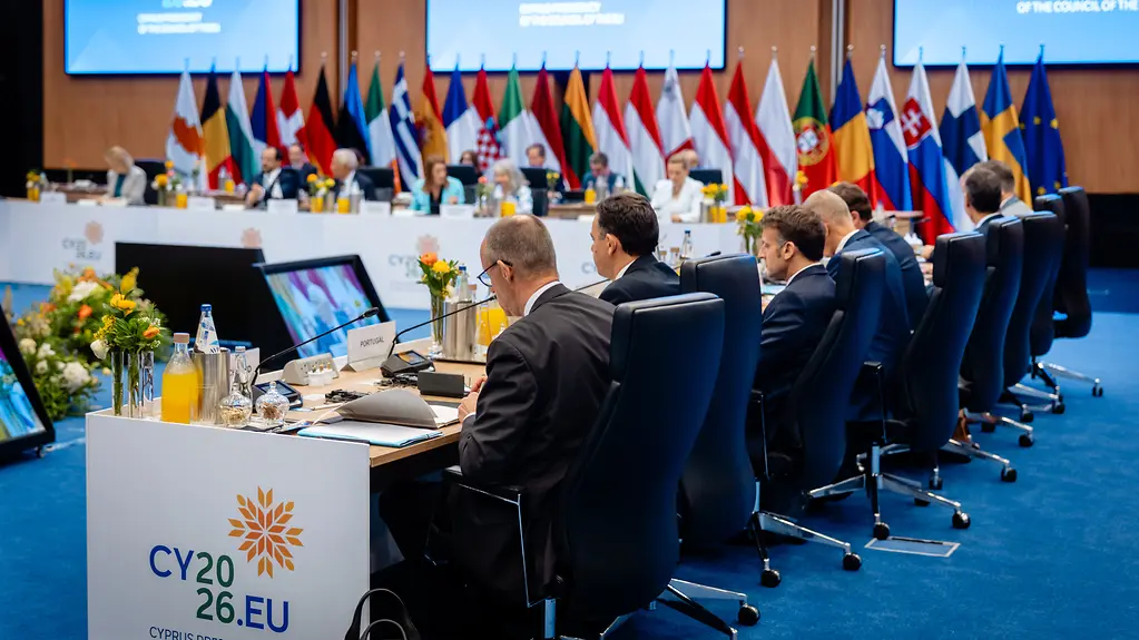 Réunion entre le chancelier fédéral Friedrich Merz et d’autres chefs de gouvernement de l’UE