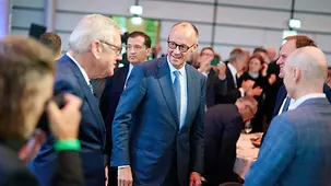 Bundeskanzler Friedrich Merz beim NRW-Unternehmertag.