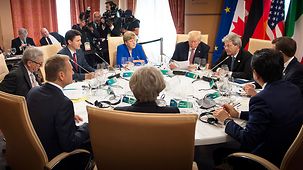 Arbeitssitzung der G7.