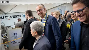 Bundeskanzler Friedrich Merz beim Deutschen Katholikentag.