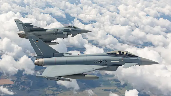 Eurofighter der Luftwaffe. 