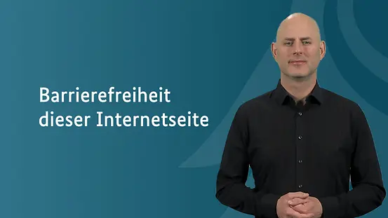 DGS-Erklärvideo zur barrierefreien Nutzung der Webseite der Bundesregierung