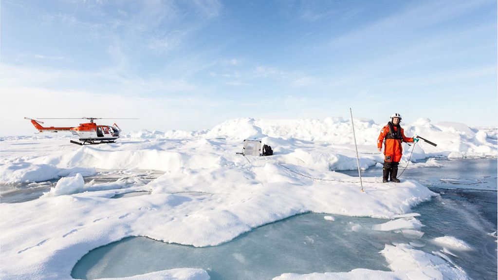 Polarforscher des Alfred-Wegener-Instituts für Polar- und Meeresforschung