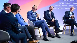 Bundeskanzler Friedrich Merz beim Ostdeutschen Wirtschaftsforum.