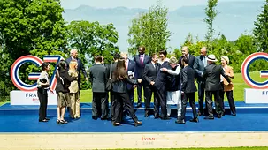 Bundeskanzler Friedrich Merz beim G7-Gipfeltreffen