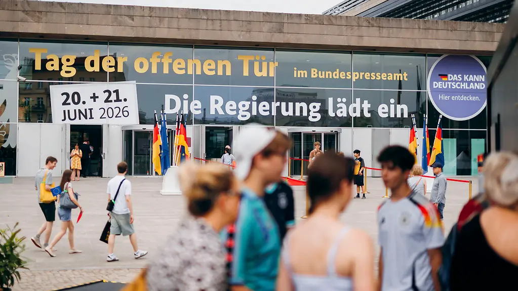 Eingangsbereich des Bundespresseamts