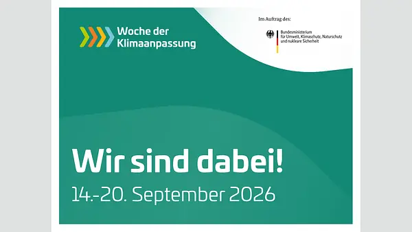 Grafik Woche der Klimaanpassung Wir sind mit dabei!
